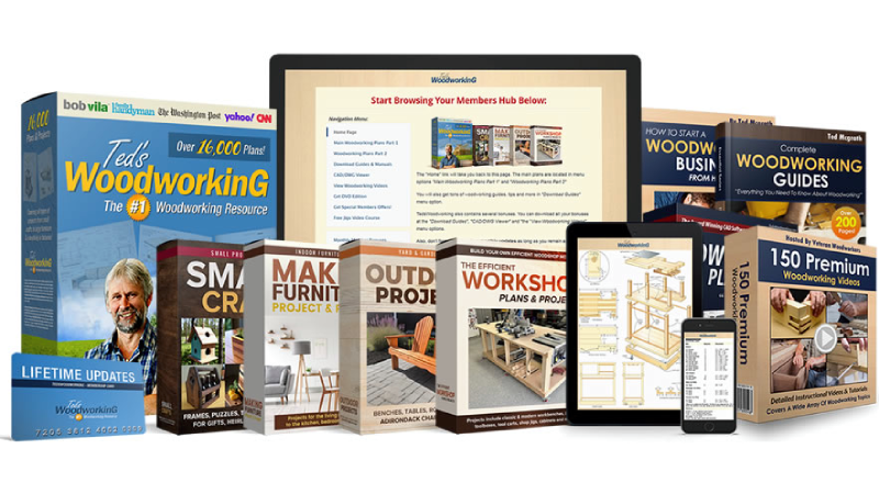 TedsWoodworking Product Bundle